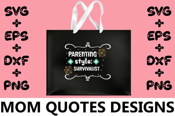 MOM Survivalist Graphics for Crafts Branding