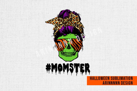 Monster Mom Halloween Sublimation: A Designer's Take