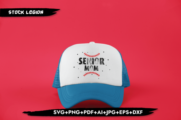 Senior Mom Baseball: Graphics for Crafts & Sales
