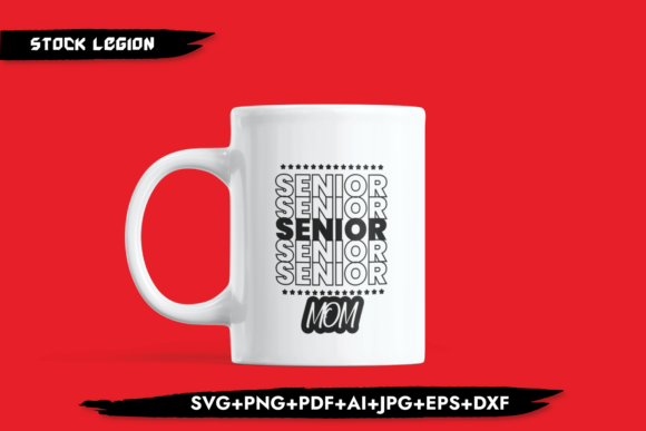 Senior X5 Mom: Premium Graphics for Crafts & Blogs